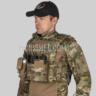 Плитоноска WAS RPC DFP MK1 Recon Plate Carrier с подсумками под 3 магазина 5.56 и 2 утилитарных, Multicam, Medium