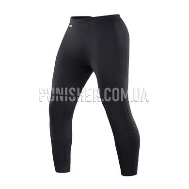 M-Tac Winter Baselayer 3/4 Black Thermo Trousers, Black, Small