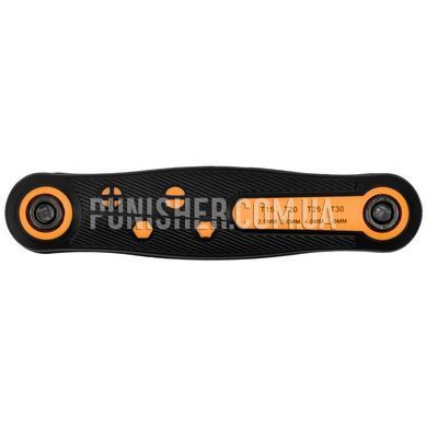 Универсальный набор ключей CED Multi Torx/Hex Key, Оранжевый/Черный
