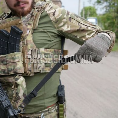Збройовий двоточковий ремінь Ragnarok Katana з H&K карабіном, Olive, Збройовий ремінь, Двоточковий