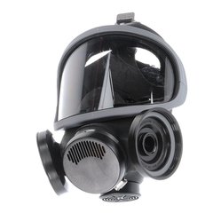 MSA Ultra-Twin Facepiece Respirator, Black, Gas mask