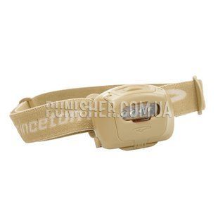 Налобный фонарь Princeton Tec Quad Tactical MPLS, Tan, Налобный, Батарейка, Белый