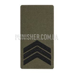 Погон M-Tac на липучке Сержант (вышивка) Ranger Green, Olive Drab, Cordura, Сержант