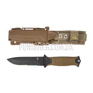 Нож Gerber Strongarm Fixed Blade Реплика, Coyote Brown, Нож, С фиксированным лезвием, Полусеррейтор