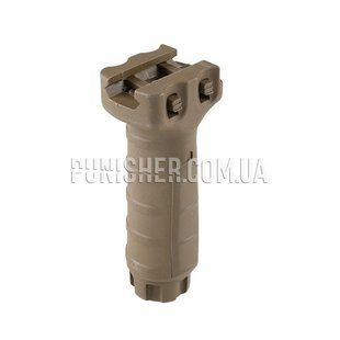 Ручка переноса огня Big Dragon Tango Down Vertical Grip Long, Tan, Ручка переноса огня, Планка Вивера, Планка Пикатинни