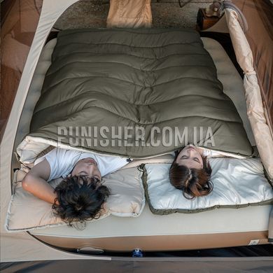 Спальник с капюшоном Naturehike LD150 CNK2300SD016, Dark Olive, Спальный мешок
