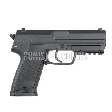 Пістолет HK45 [Cyma] CM.125S (Без акумулятора), Чорний, HK416, AEP, Немає