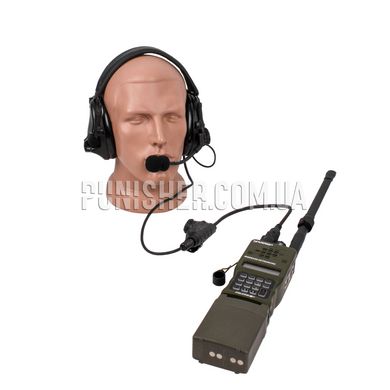 TEA Headset PTT (Push to talk) U94/P3-10 (Used), NATO (PRC/MBITR)