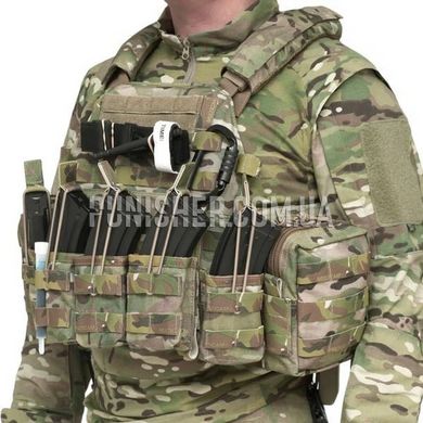 Магазинний підсумок WAS Single MOLLE відкритий під AK 7.62mm, Multicam, 1, Molle, AK-47, AKM, MOLLE/PALS, 7.62mm, Cordura 500D