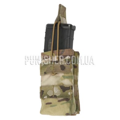 Магазинний підсумок WAS Single MOLLE відкритий під AK 7.62mm, Multicam, 1, Molle, AK-47, AKM, MOLLE/PALS, 7.62mm, Cordura 500D