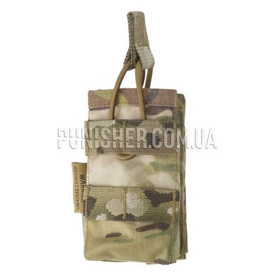 Магазинний підсумок WAS Single MOLLE відкритий під AK 7.62mm, Multicam, 1, Molle, AK-47, AKM, MOLLE/PALS, 7.62mm, Cordura 500D