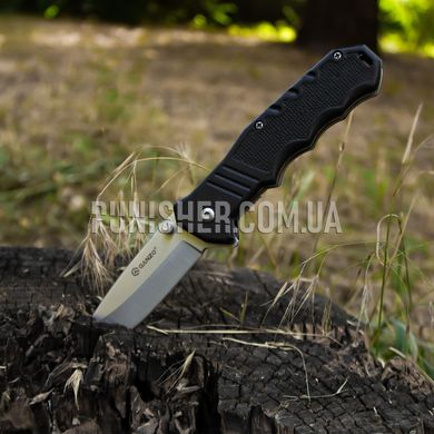 Ganzo G613 Knife, Black, Knife, Folding, Half-serreitor