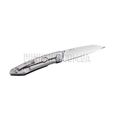 Ruike P831-SF Folding Knife, Silver, Knife, Folding, Smooth