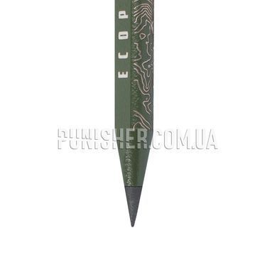 Олівець всепогодний ECOpybook GEN.2 Topography Series, Olive, Олівець