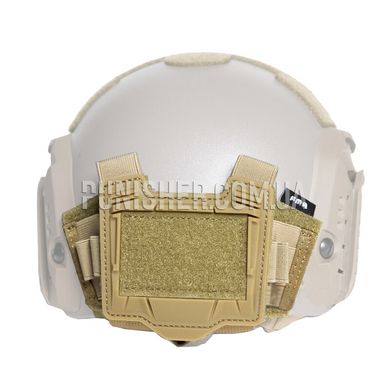 Съемный карман FMA Removable Pocket для шлема, DE, Подсумок для батарейного блока