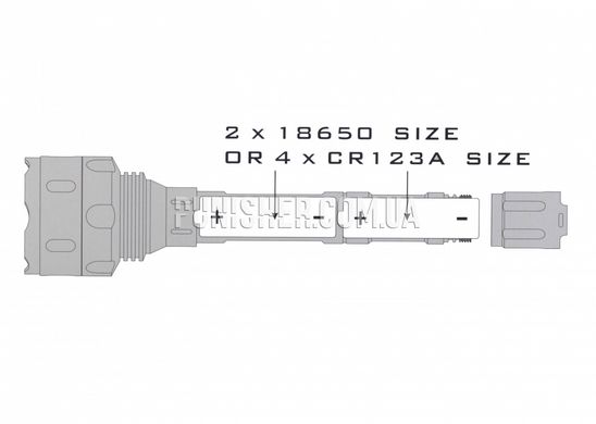 Ліхтар M-Tac ML-8, Білий, 800