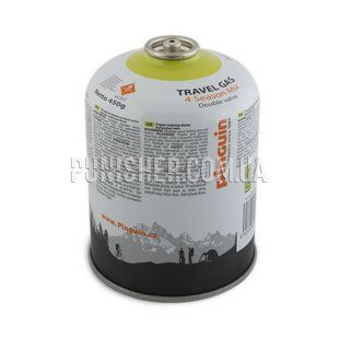 Pinguin 450 g Gas cylinder, White, Gas bag
