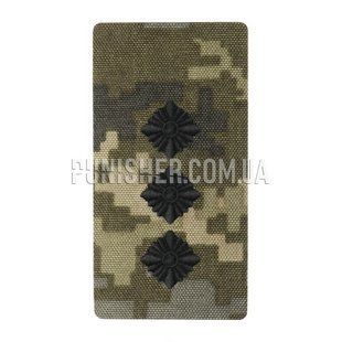 Погон M-Tac на липучке Старший лейтенант (вышивка) MM14, ММ14, Cordura, Старший Лейтенант