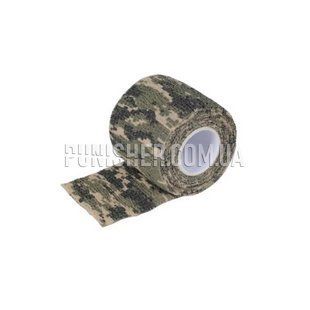 Self-adhesive 5cm camo tape for equipment elements, Marpat Woodland, Camouflage wrap