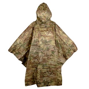 Пончо USGI Industries Multi-Use Tactical Rain Poncho, Multicam, Пончо