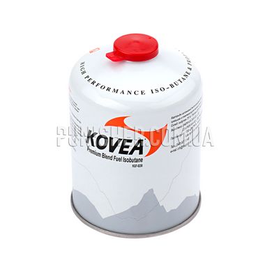 Kovea (450g) Screw Type Gas Canister, White, Gas bag