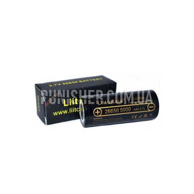 Liitokala 26650 Lii-50A 5000 mAh Battery, Black, 26650