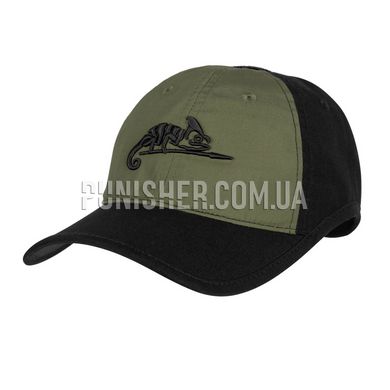 Бейсболка Helikon-Tex LOGO PolyCotton Ripstop, Olive/Black, Универсальный