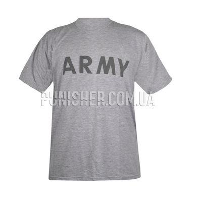 Футболка для занять спортом US ARMY IPFU PT T-Shirt, Сірий, Medium