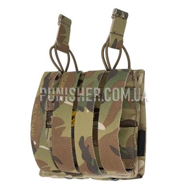 Emerson Modular Open Top Double Mag Pouch for 5.56, Multicam, 2, Molle, AR15, M4, M16, HK416, For plate carrier, .223, 5.56, Cordura 500D