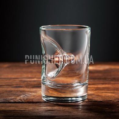Gun and Fun Shot Glass Set with Bullet 5.45, Clear, Посуда из стекла