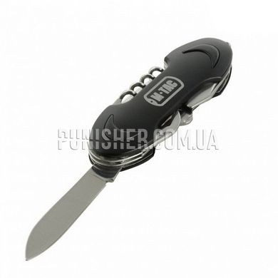 Нож складной M-Tac малый (7 инструментов), Черный, Нож, Складной, Гладкая