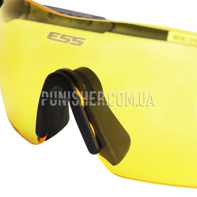 Очки ESS ICE с желтой линзой, Черный, Желтый, Очки