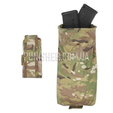 Подсумок WAS Slimline Folding Dump для сброса магазинов, Multicam, Molle, AKМ, AK-47, AK-74, AR15/М4, MOLLE/PALS, Cordura 500D