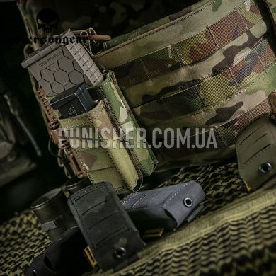 Emerson LCS Pistol Magazine Pouch, Multicam, 1, Molle, Glock, ПМ, For plate carrier, 9mm, Cordura 500D