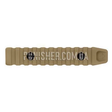 Планка Пикатинни КРУК на 10 слотов с креплением M-Lok, Coyote Tan, M-Lok, Планка Пикатинни
