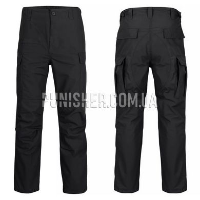 Helikon-Tex BDU MK2 Pants - PolyCotton Ripstop, Black, Small Regular