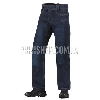 Тактичні джинси Helikon-Tex Greyman Tactical Jeans Slim Denim Mid, Navy Blue, Small Regular