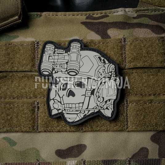 Нашивка R3ICH Totenkopf Gen1 + dtnvs Білий купити з доставкою по