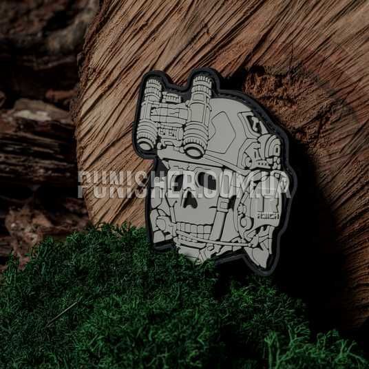 Нашивка R3ICH Totenkopf Gen1 + dtnvs Білий купити з доставкою по
