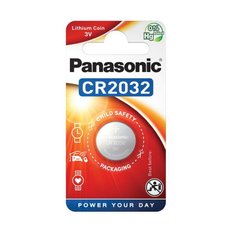 Panasonic Lithium Power CR2032 3V Battery, Grey, CR2032
