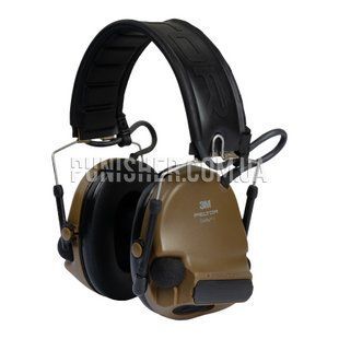Активні навушники 3M Peltor ComTac V, Coyote Brown, Активні, 23, Comtac V, 2xAAA