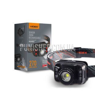 Videx LED Headlamp H045Z 270Lm, Black, Headlamp, Accumulator, White, Red, 270