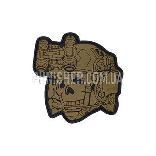 R3ICH Totenkopf Gen1 + dtnvs Patch, Coyote Brown, PVC, No