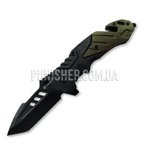 Ganzo G629 Folding Knife, Olive, Knife, Folding, Smooth