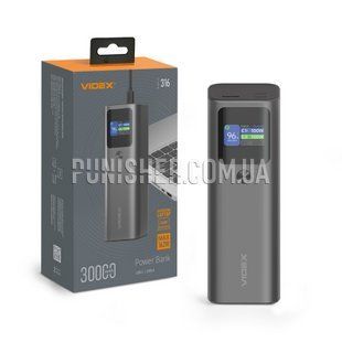 Повербанк Videx VPB-316 162W PD140W 30000mAh, Черный