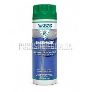 Nikwax Basewash Cleaner & Conditioner for Sports Fabric 300 ml, White