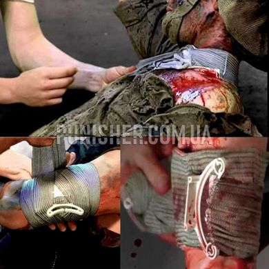 Бандаж FirstCare 6” Emergency Bandage, Серый, Бандаж