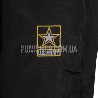 US Army APFU Physical Fitness Uniform Pants, Black, Medium Long