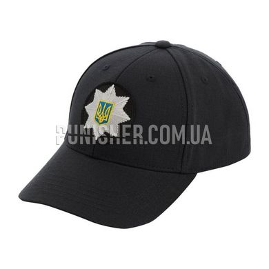 M-Tac Police Cap, Black, Small/Medium