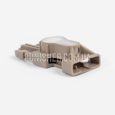 Маячок-стробоскоп FMA Mil-Spec Side Release Buckle Strobe Light на фастекс, DE, Красный